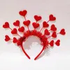 Fournitures de fête Y166, bandeau en forme de cœur, cerceau pour cheveux d'amour, pour la saint-valentin et le mariage