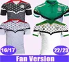 22 23 Palestine National Team Mens Rugby Jerseys 2016 2017 Home White Away Black Football Shirts Short Sleeve Uniforms9424150