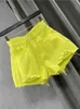 Shorts pour femme Femmes Denim Shorts taille haute décontractée solide veste pour homme mode Shorts en vrac Sexy vert en forme de A pantalons chauds 2024 nouveau SummerL24313