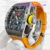 Messieurs Grestest montre-bracelet RM montre série machines 40 50mm calendrier temps édition limitée RM011 titane tout