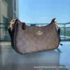 Designer-Taschen sind 90 % günstiger 2024 Olay New Flower Leder Mahjong Bag Unterarm Schulter Umhängetasche Handheld Damen