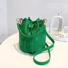 Tote Designer Handbag Bucket Bag Womens Top Quality Strap Purse Clutch Fashion Plånbok Mini Väskor Importera väska 04
