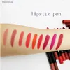 Lippenstift Matte Fluwelen Lippenstift Potlood Waterdicht Langdurig Sexy Rode Lipsticks Non-stick Cup Make-up Lip Tint Potlood Cosmetica 9 Kleuren 240313