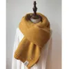 Шарфы модные зимние женщины кашемир теплый шарф девушки густой шаль осень вязание женские обертки одеяло Foulard291z