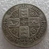 One Florin 1850 Wielka Brytania w Wielkiej Brytanii Wielka Brytania 1 Gothic Silver Coin298z