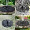 Baths Nouvelle énergie solaire fontaine à eau pompe solaire Fontein oiseau fontaine eau flottante fontaine étang jardin Patio décor pelouse décoration