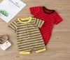 Vestiti per neonati Vestiti per neonati a righe Pagliaccetto per neonati Manica corta Tute per bambini Estate Sottile Tutina per bambini Boutique Abbigliamento per neonati 2 5307651