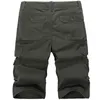 Männer Shorts 2024 Sommer Camouflage Taktische Cargo Männer Khaki Jogger Militär Baumwolle Casual Lose