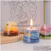 Velas diy novidade areia cera arte perfumada rótulo privado imagem design luxo decoração de casa vela gota entrega jardim dhj3z