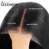 Synthetic Wigs Synthetic Wigs 13x6 Wear And Go Glueless Wig For Cut Transparent 13x4 Straight Lace Front Wig Hair Frontal Wigs ldd240313