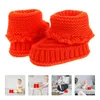 Boots Infant Winter Shoes Born Crochet Knitting Baby For Booties Toddler Footwear Yarn