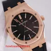 Highend Hot AP Wrist Watch Epic Royal Oak Series 15400OR Mens Watch Rose Gold Automatic Mechanical Swiss Famous Watch Luxury Sports Watch with a Diameter of 41mm