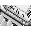Orologio d'oro dell'orologio da panorama delle donne 1; 1 Diamond Bezel Womenwatch 5A di alta qualità Swiss Quartz Uhr Ladies REOJES Dial arabo Dial Montre Originale Spesso 6mm