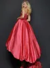 Mode High Low Prom Party Dress 2024 Sweetheart Cleats Tafta Evening Birthday Gowns Robe de Soiree Vestidos de Noche