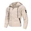 Trenchcoats voor heren 2024 Europese maat Motorjas Outdoor Capuchon Winddicht Avontuur S-4XL