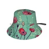 Boinas verão campo gorros malha chapéu papoilas prado primavera sol flores verde natureza grama floral geométrico