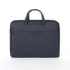 Office document bag portable information canvas meeting A4 zipper waterproof briefcase 240313