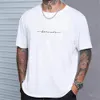 T-shirt d'été Simple pour hommes, haut de haute qualité, chemise de sport décontractée, vêtements tendance, surdimensionné, ample, manches courtes, 240301