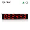 GANXIN vends 6 pouces 6 chiffres horloge intérieure grand affichage LED horloge de bureau numérique Pro Garage édition minuterie murale 267M