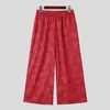 Men's Pants INCERUN 2024 Handsome Pantalons Fashionable Loose Love Printed Wide Leg Long Leisure Street Trousers S-5XL