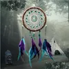 Konst och hantverk Arts and Crafts Whole-Antique Imitation Enchanted Forest Dreamcatcher Gift Handmade Dream Catcher Net med FE256F