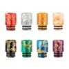 7 Styles Resin 510 Drip Tips dripper Tip for cigarette Mod Atomizer Wide Bore Mouthpiece Smoking Accessories Tool