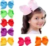 16 colori Nuova boutique di moda Fiocchi di nastro per fiocchi di capelli Accessori per capelli a forcina Fiocchi per capelli per bambini Fasce per capelli per fiori Ragazze Cheer Bows5172173