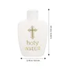 Vazen witte outfits Easter Holy Water fles Outdoor Halloween Decorations Gold Cross