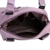 Bolsa de bolsa bolsa de ombro para mulheres nylon à prova d'água de grande capacidade para compras crossbody bolsa de mensagens de mensageiro 240313