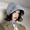 Chapeau seau en Denim Vintage japonais, sangle personnalisée, chapeaux à bord court pour femmes, mode printemps et automne, casquettes de bassin Bob 240223