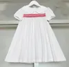 2024 new Girls Kids dress Flower Elegant Causal Princess Party white Dresses Children Clothing Birthday Wedding Party Baby Girl Dress