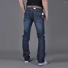 Jeans pour hommes 2024 Denim Pantalons Mode coréenne Lavé Baggy Streetwear Hommes Pantalons Mâle Rétro Solide Casual Long