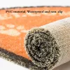 Tapis 2023 tapis de litière pour chat maison de chat nourriture pour animaux de compagnie lit anti-éclaboussures pour chats tapis tapis antidérapants propre lavable accessoires pour animaux de compagnie