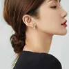 Designer2024 Stud SKEDS Mode Croix Boucles d'oreilles pour femmes filles style coréen élégant cristal bijoux boucles d'oreilles queue de poisson dame cadeau 231113 AA {catégorie}