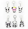 Брелок с изображением панды для мужчин и женщин, ювелирные изделия, силиконовый брелок для ключей, вечерние Favor6503712