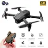 Drones LSRC XT6 Mini Drone 4K Profissional Câmera HD WiFi Fpv Pressão de Ar Altitude Hold Dobrável Quadcopter RC Dron Crianças Presentes LDD240313