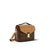 M44876 Pochette oryginalny skórzany portfel worki na sprzęgło damskie projektant Metis Luksusowa torebka krzyżowa torby
