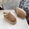 مصمم Slip-on Tazz Slippers Boot Slides Classic Slides Wool Wool Seed Seed Ultra Mini Platfor