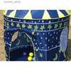 Toy Tents Kids 3 In 1 Tent Spaceship Tent Space Yurt Tent Game House Portable Children Ocean Ball Pool Rocket Ship Play Tent Ball Pool L240313