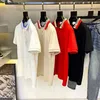 Polos Męski Oficjalny równoważny letni projekt męski Designer Casual Womens T-shirt kucyk krótkie rękaw Top Sales