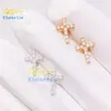 Pass Diamond Tester High Quality Sterling Silver Cross Earring Vvs Moissanite Fine Jewelry Earrings for Women