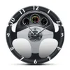 Sport samochodowy kierownica i deska rozdzielcza drukowane zegar ścienny Automobile Decor Home Decor Automotive Drive Auto Watch Watch LJ21726