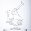 Bent Neck Hookahs Unique Glass Bong with Glass Bowl 14mm Joint Bongs Water Pipes Percolator WP143