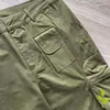 Herrenhose High Street Cactus Cargo Army Green Multi-Pocket-Reißverschluss und lässige, lockere Qualitäts-Jogginghose für Damen