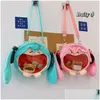 Mochilas de felpa Venta Mochila 2023 Nuevo Lindo Dibujos animados P Solo Shoder Crossbody Bolsa Drop Entrega Juguetes Regalos Animales de peluche Felpa Ot0Vq