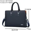 MOTAORA High Quality Leather Men Shoulder Bags Male Handbags For HP DELL 14 156 Inch Laptop Work Bag Business Briefcase 240313