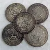un set di 1891-19025 pezzi Moneta da 1 Rupia dell'Africa orientale tedesca Guilelmus II Imperator Ornamenti artigianali in ottone351H