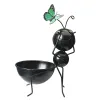 Planters Creative Cute Little Animal Iron Ant Flower Pot Gardening Garden Plant Pot Countertop Metal Vase Garden Decoration Accessories