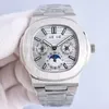 Klassiek herenhorloge Mechanisch Automatisch Designer Horloges Maanfase Saffier 40MM Waterdicht Horloges Montre De Luxe Orologio Di Lusso