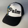 Ball Caps TOP Quality 2024 Autumn/Winter Birds Plam Colorful Letters Embroidered Baseball Cap For Men Trendy Brand Hats